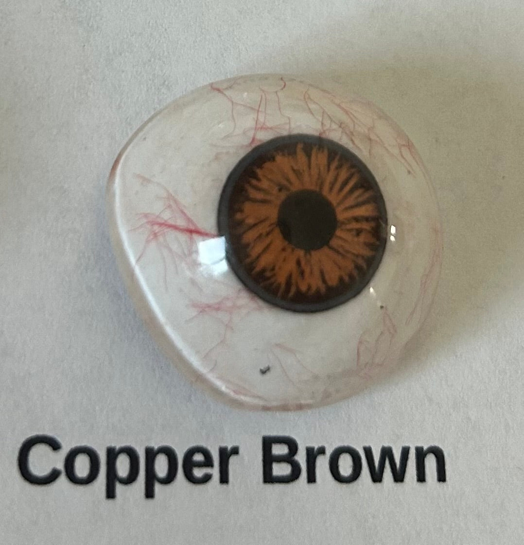 Ocular Prosthetic Eye Prosthesis Human Artificial Eye Pack Of 10 Brown Shades - SciMed Store