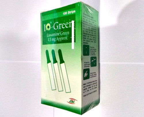 Lissamine green 1.5mg ophthalmic strips, 100/box — conjunctival staining and dry eye assessment | SciMed