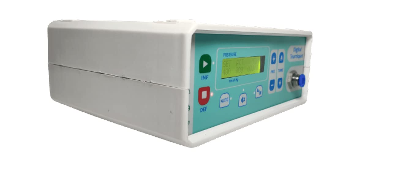 Digital Electronic Tourniquet, Fully Automatic Micro-controller Based System, Portable and Easy to Transport.