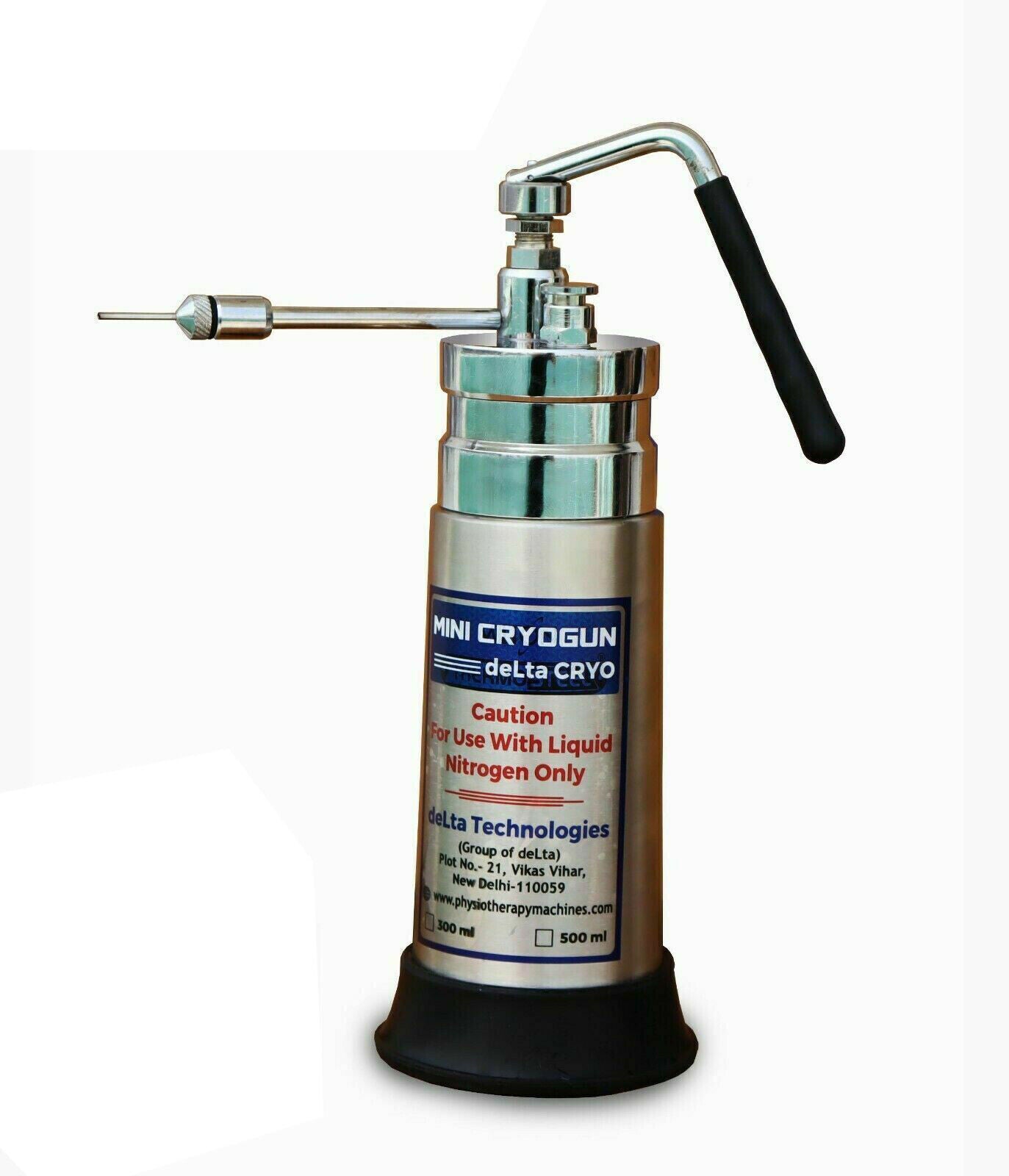 Mini Cryogun Cryo 500 ml Sprayer Cryo Can Liquid Nitrogen Spray For Dermatology With 6 Freezer Head and 3 years warranty