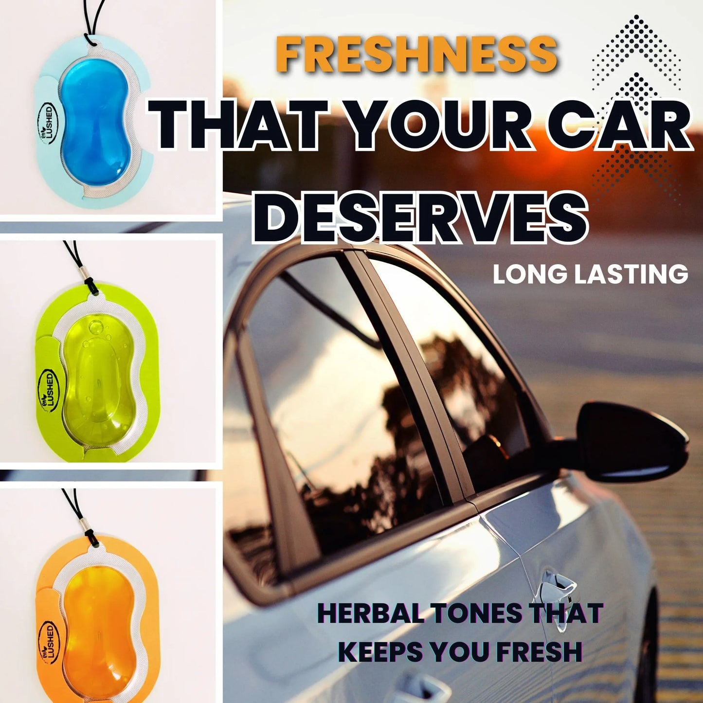 Hanging Gel based Membrane Air Fresheners for Car | Wardrobe |Shoe Rack | Bathroom|  Long Lasting Freshness | Removes Foul Smell - SciMed Store
