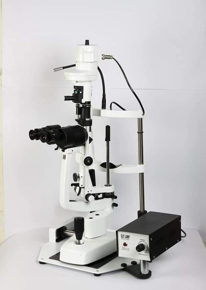 Slit Lamp With Motorized Table And Indirect Ophthalmoscope