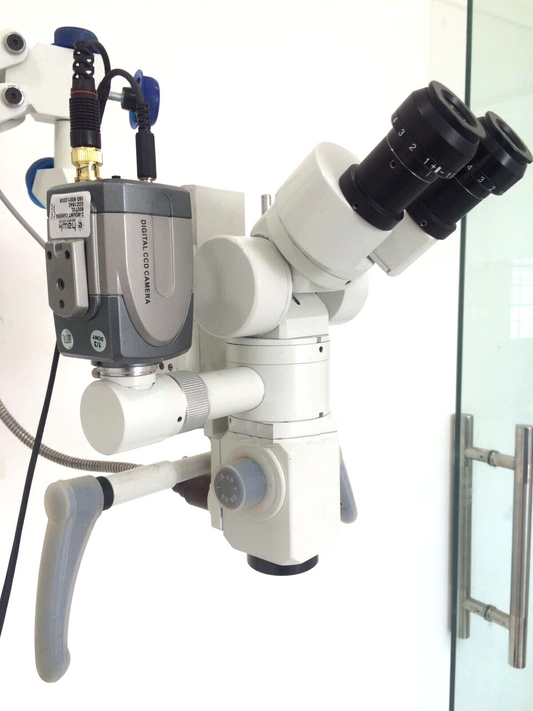 ENDODONTIC DENTAL SURGERY MICROSCOPE INCLINABLE 5 STEP