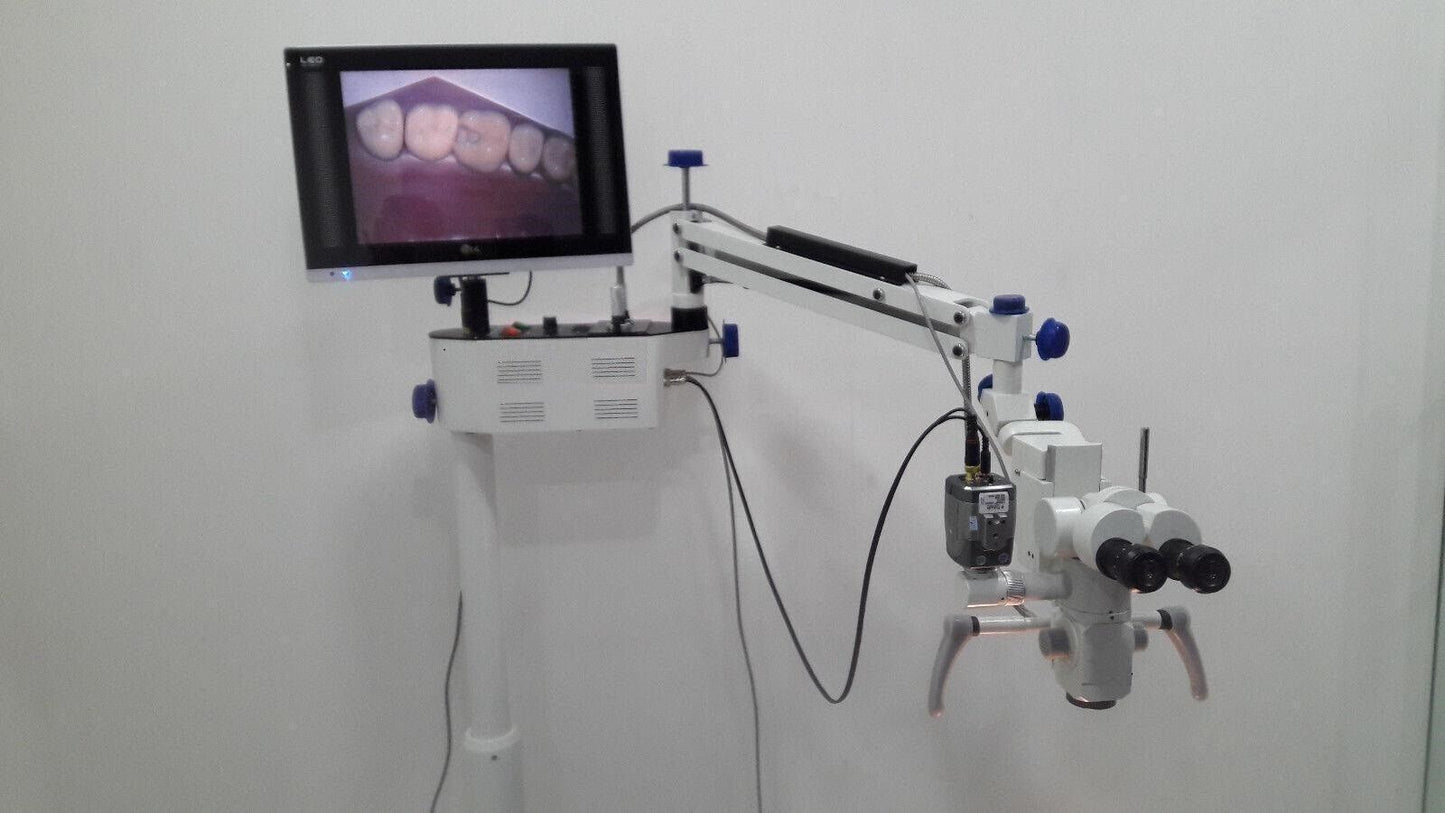 ENDODONTIC DENTAL SURGERY MICROSCOPE INCLINABLE 5 STEP