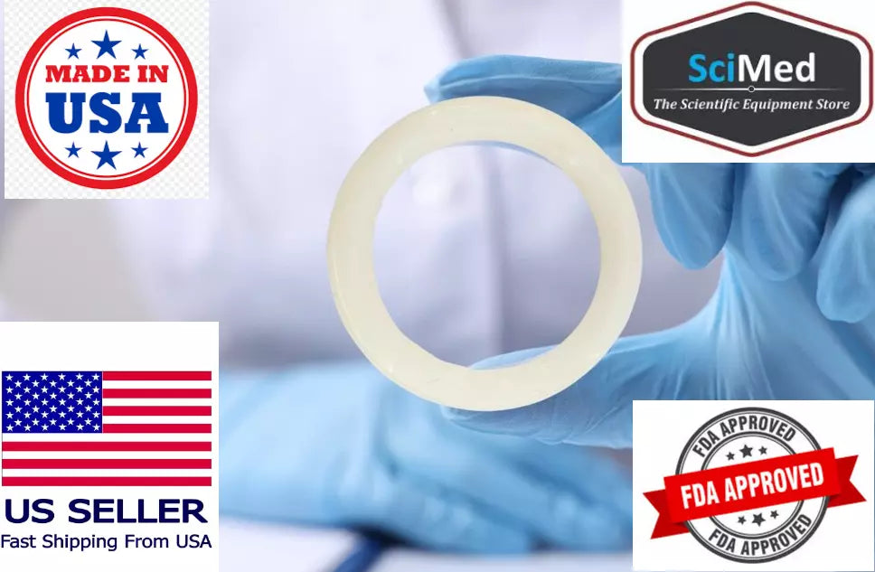Vaginal pessary ring without support — open-ring 2-size combo