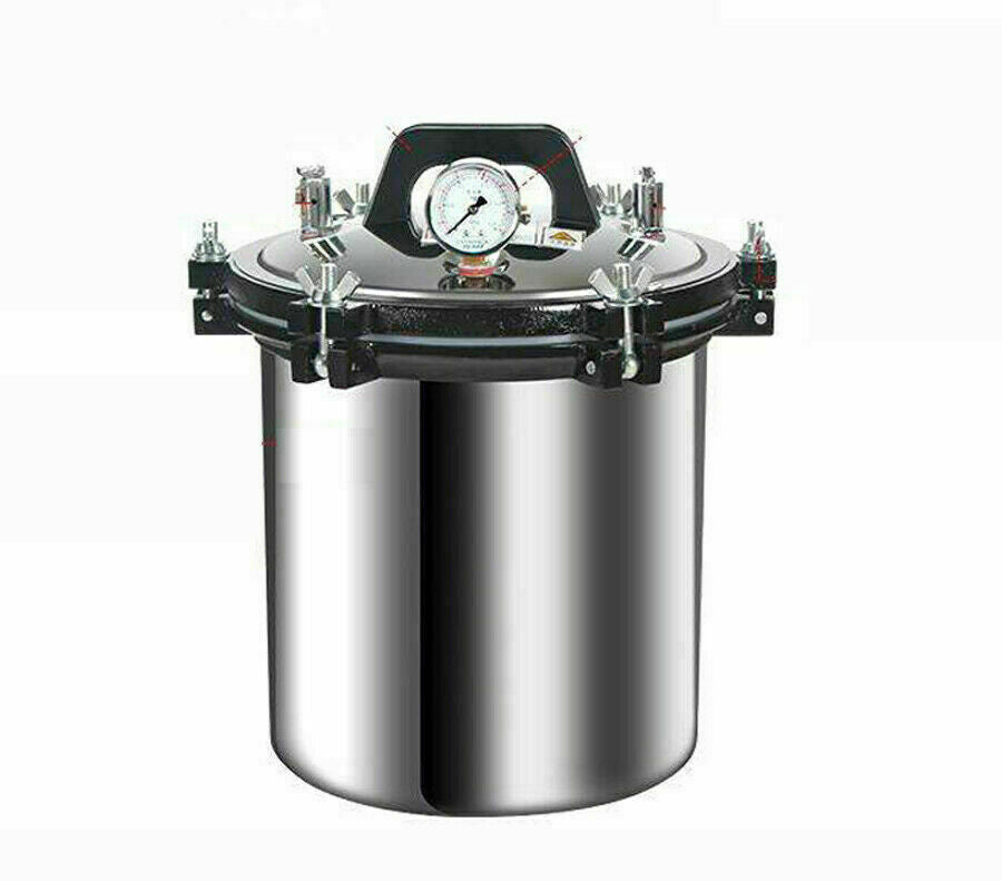 Autoclave Jointless Portable Sterilizer 21 Liters Medical Grade Stainless Steel 