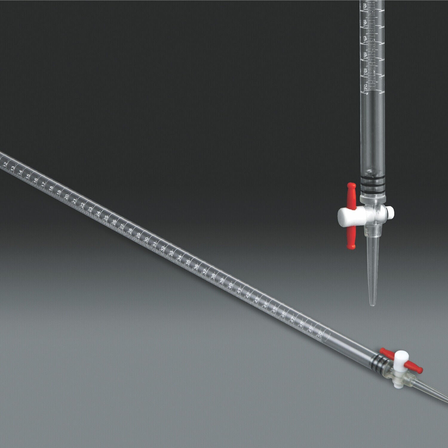 Cylinder Head Kit Plastic Burette TPX 25 To 100 ML Individually Calibrated