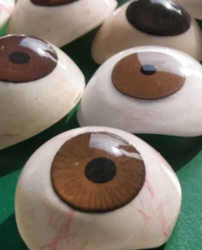 Ocular prosthetic eye — medical-grade acrylic, 13 colors, 6 sizes (18–28mm) | SciMed