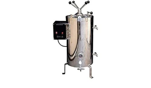 180L Vertical Autoclave Sterilizer Triple Wall SS Surgical Cylindrical Shape