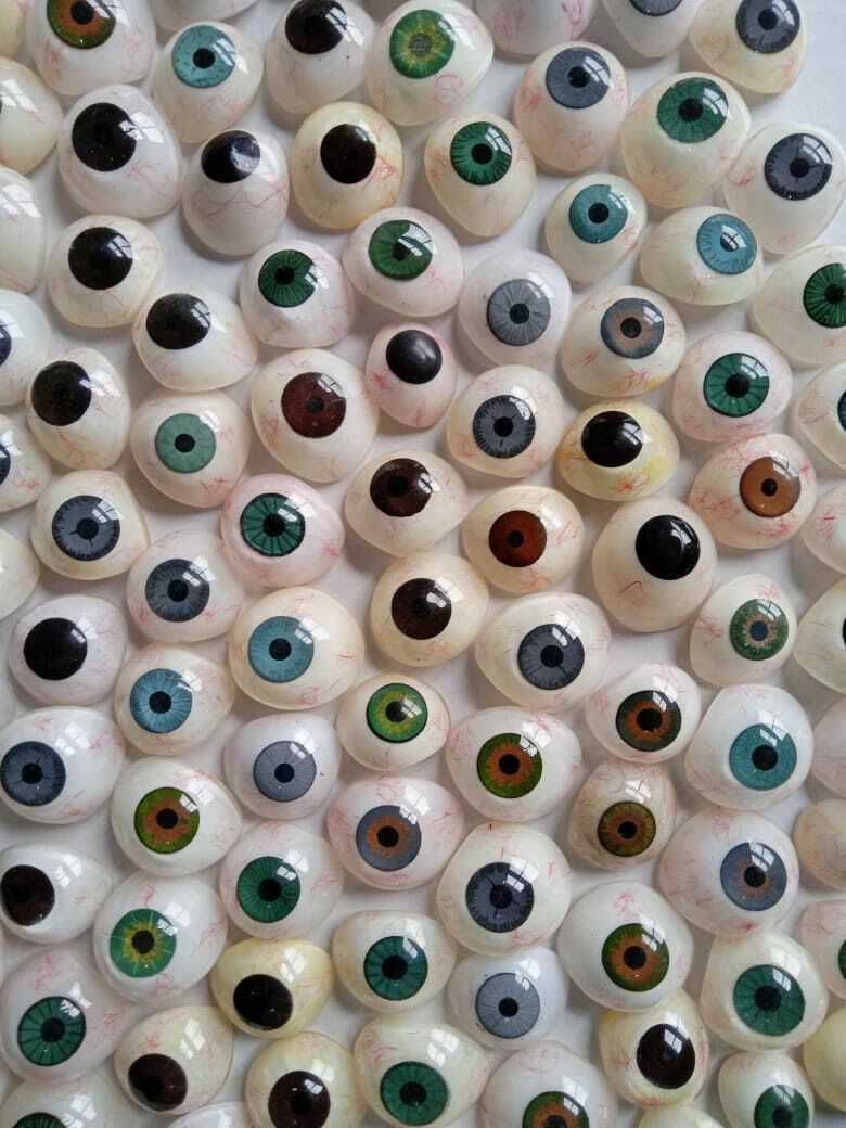 Ocular prosthetic eye — medical-grade acrylic, 13 colors, 6 sizes (18–28mm) | SciMed