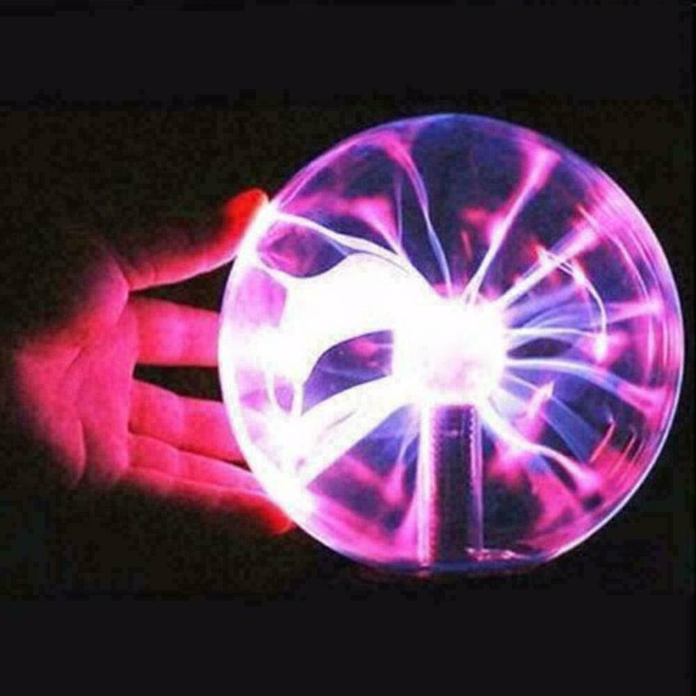 ACTIVATED ELECTRIC PLASMA BALL STATIC LIGHT BALL SPHERE LAMPS GLOWING