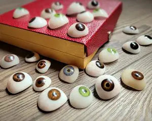 Ocular prosthetic eye — medical-grade acrylic, 13 colors, 6 sizes (18–28mm) | SciMed