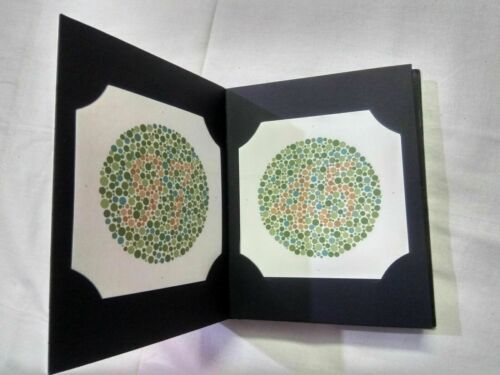 Ishihara Color Vision Test Book With Occluder