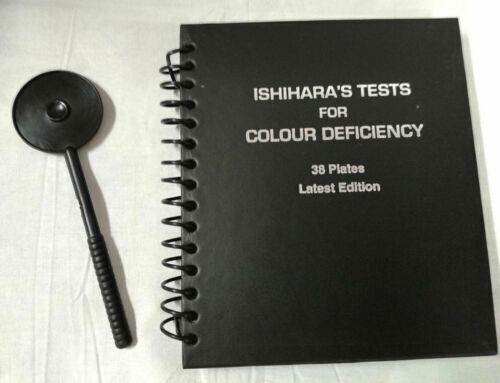 Ishihara Color Vision Test Book With Occluder